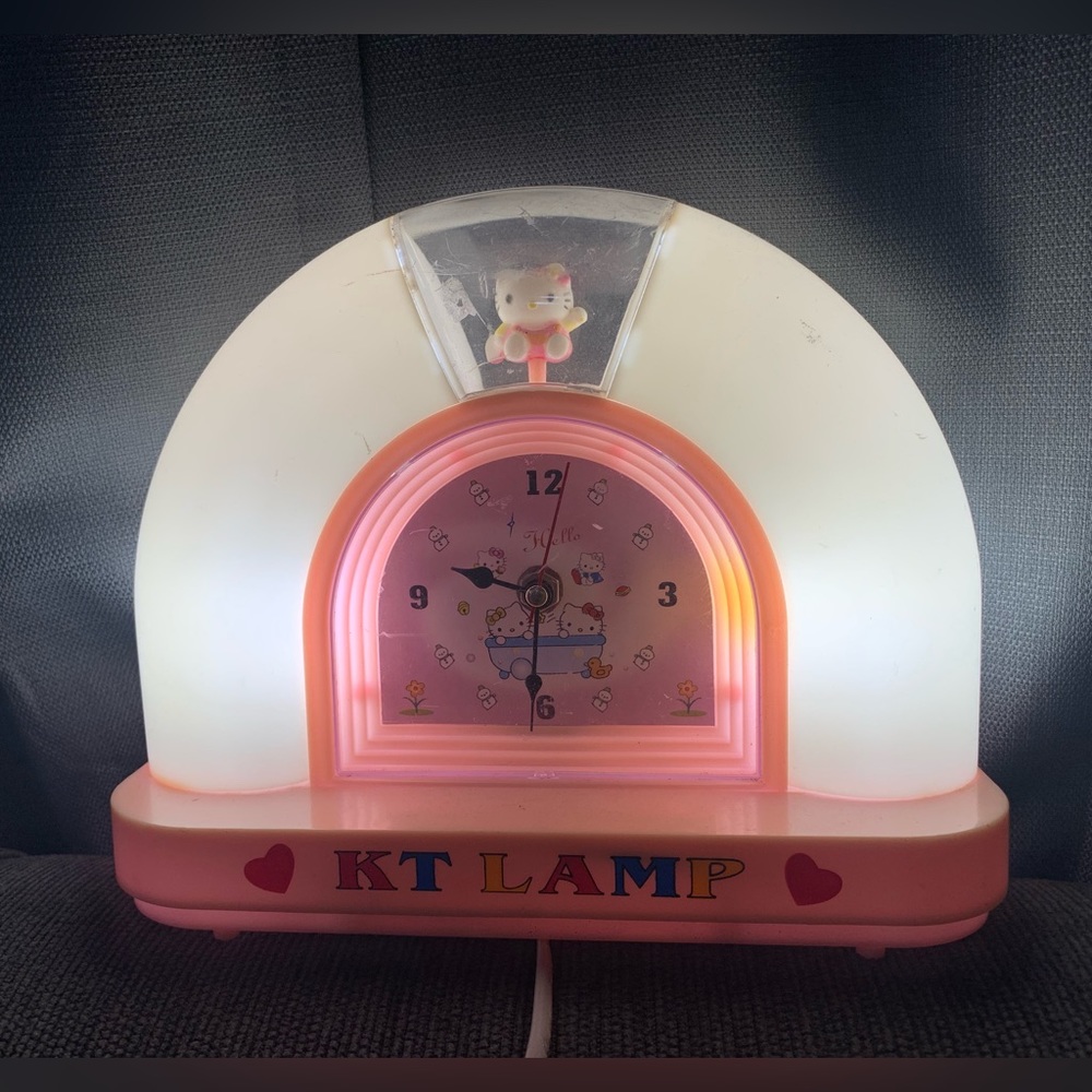 Hello Kitty Kt Lamp Clock